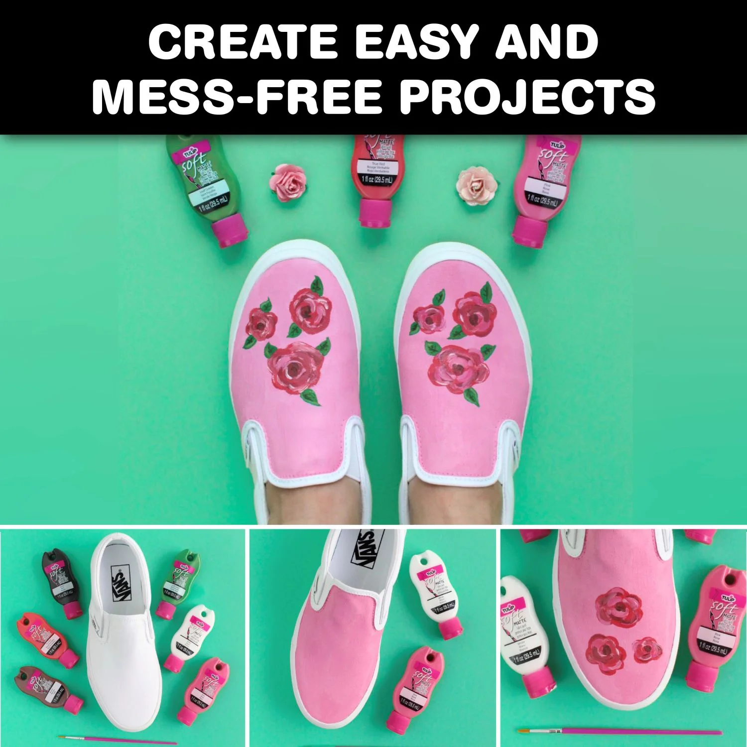 Tulip Brush-On Fabric Paint Rainbow 1 fl. oz. 10 Pack - Image 6