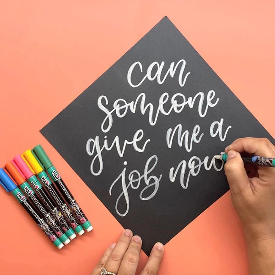 Tulip Bullet-Tip Fabric Paint Markers Rainbow 15 Pack - Image 5