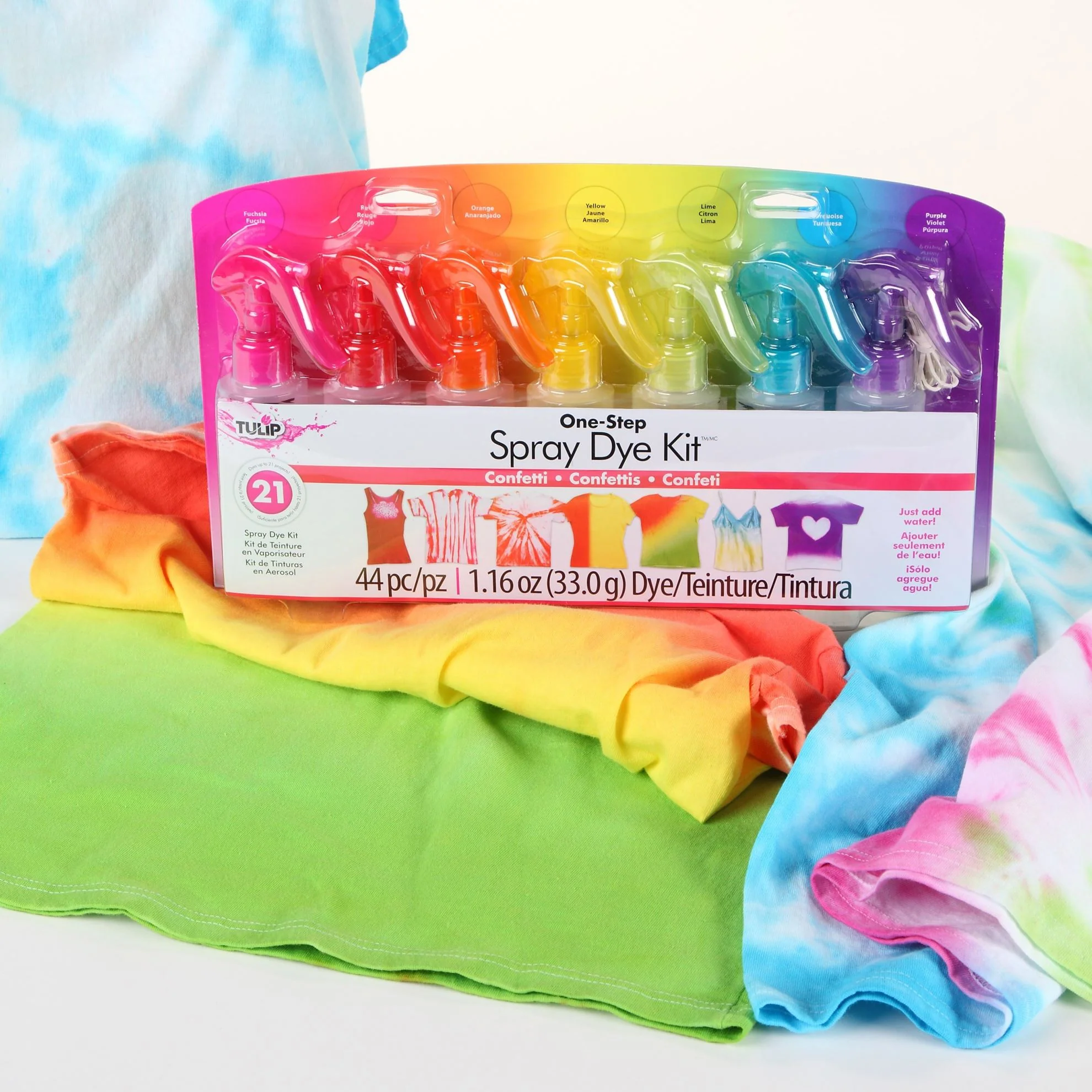 Tulip Confetti 7-Color Spray Dye Kit - Image 4