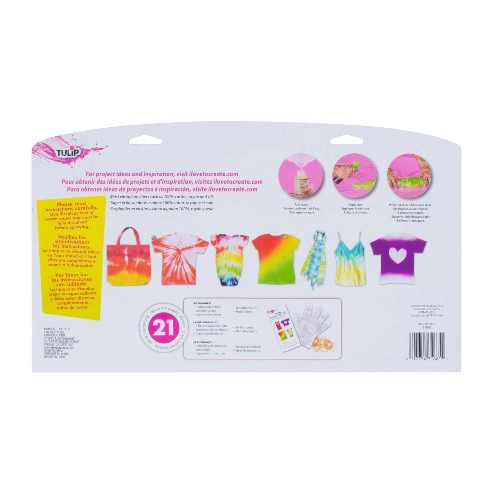 Tulip Confetti 7-Color Spray Dye Kit - Image 6