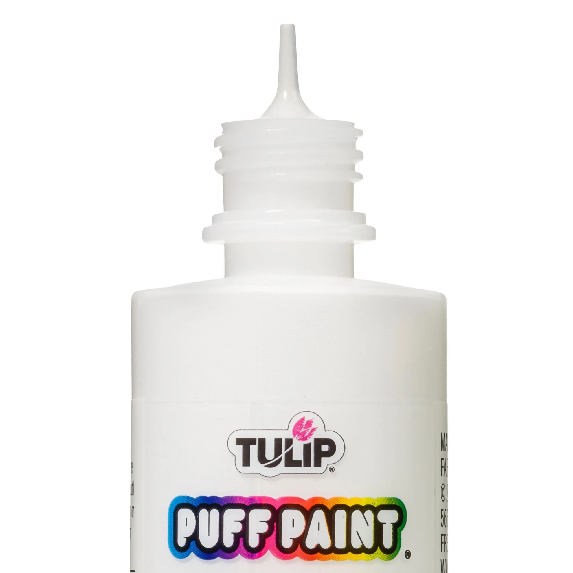 Tulip Puff Paint Puffy White, Multi-Surface Craft Paint, 4 fl. oz. 3 Pack - Image 4
