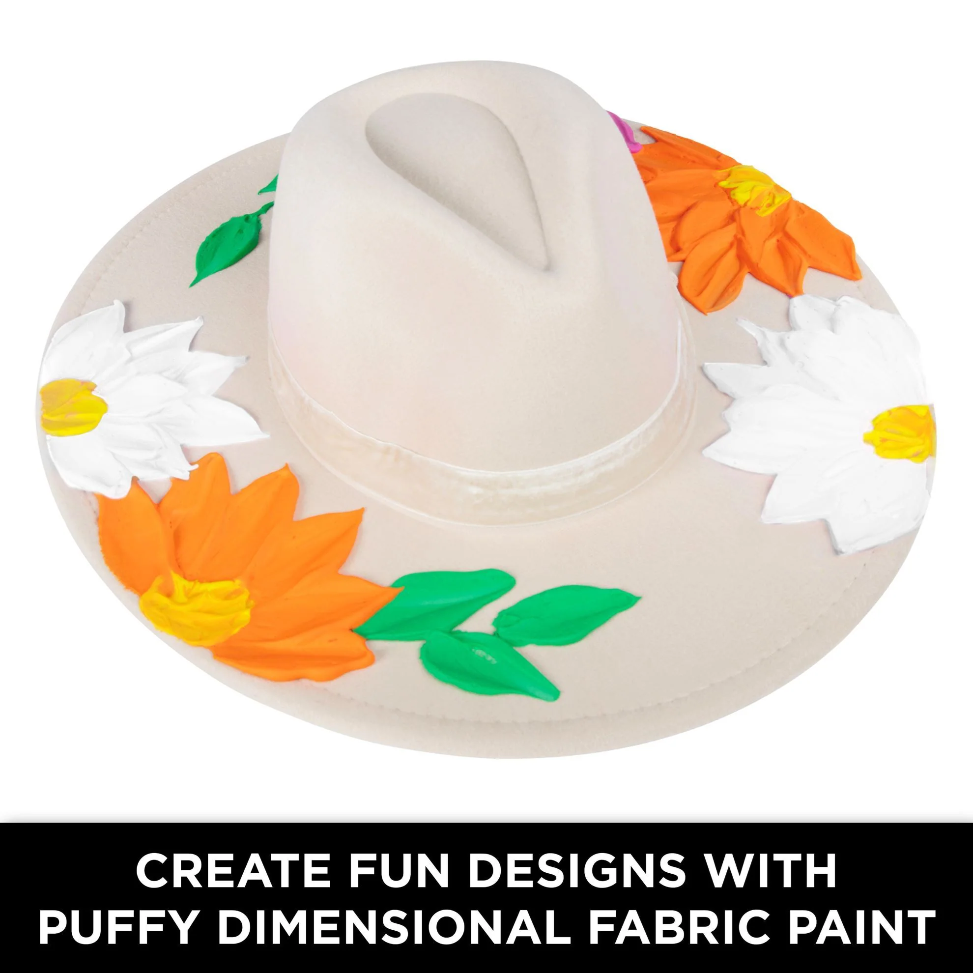 Tulip Puff Paint Puffy White, Multi-Surface Craft Paint, 4 fl. oz. 3 Pack - Image 8