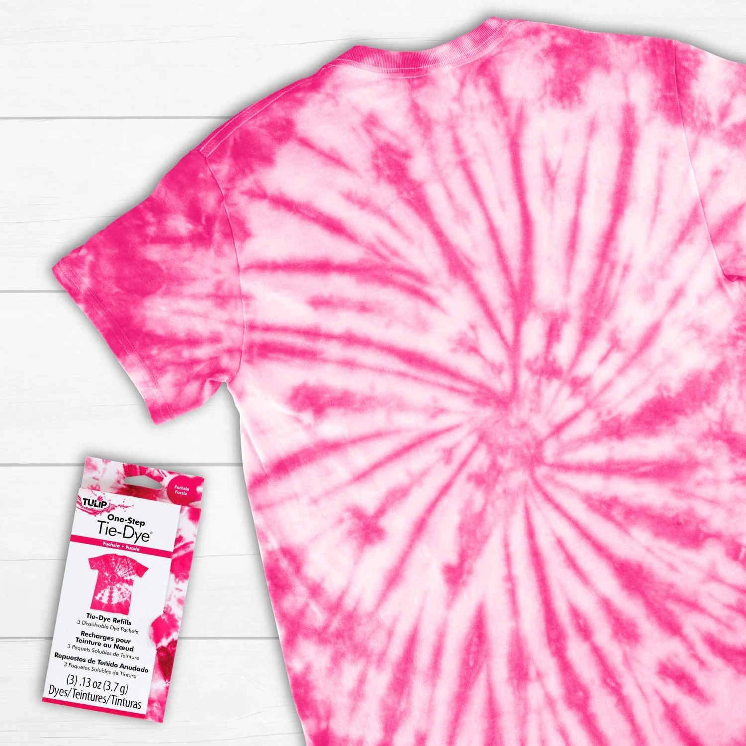 Tulip One-Step Tie-Dye Refills Fuchsia - Image 6