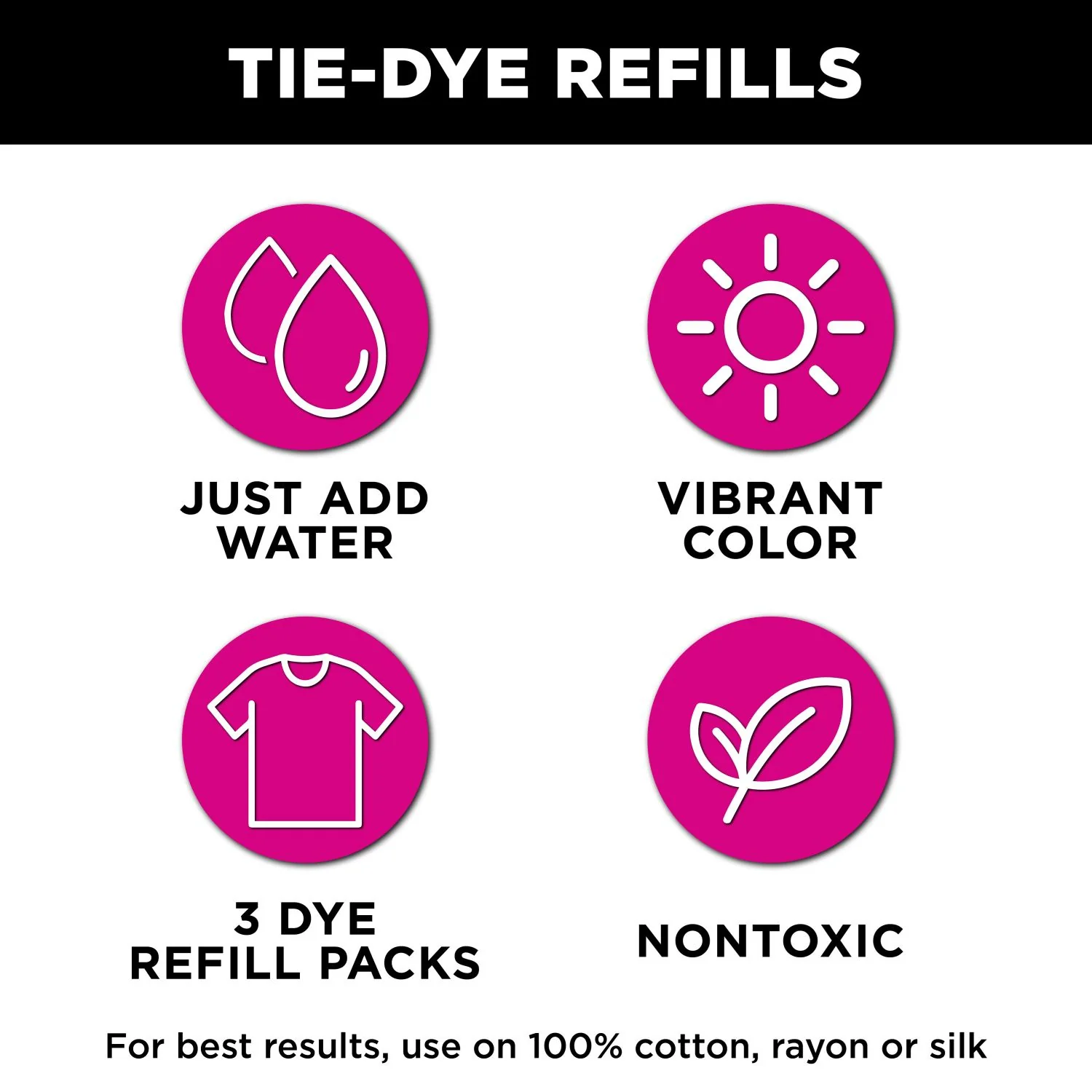 Tulip One-Step Tie-Dye Refills Purple - Image 3