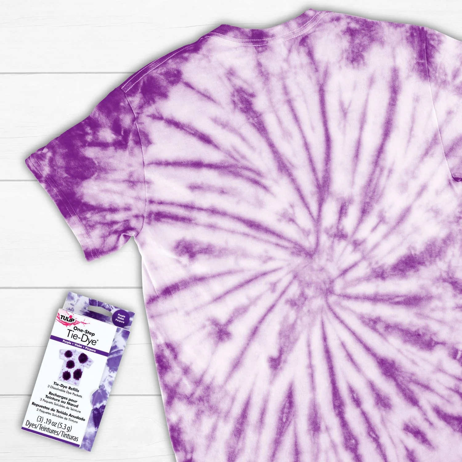 Tulip One-Step Tie-Dye Refills Purple - Image 6