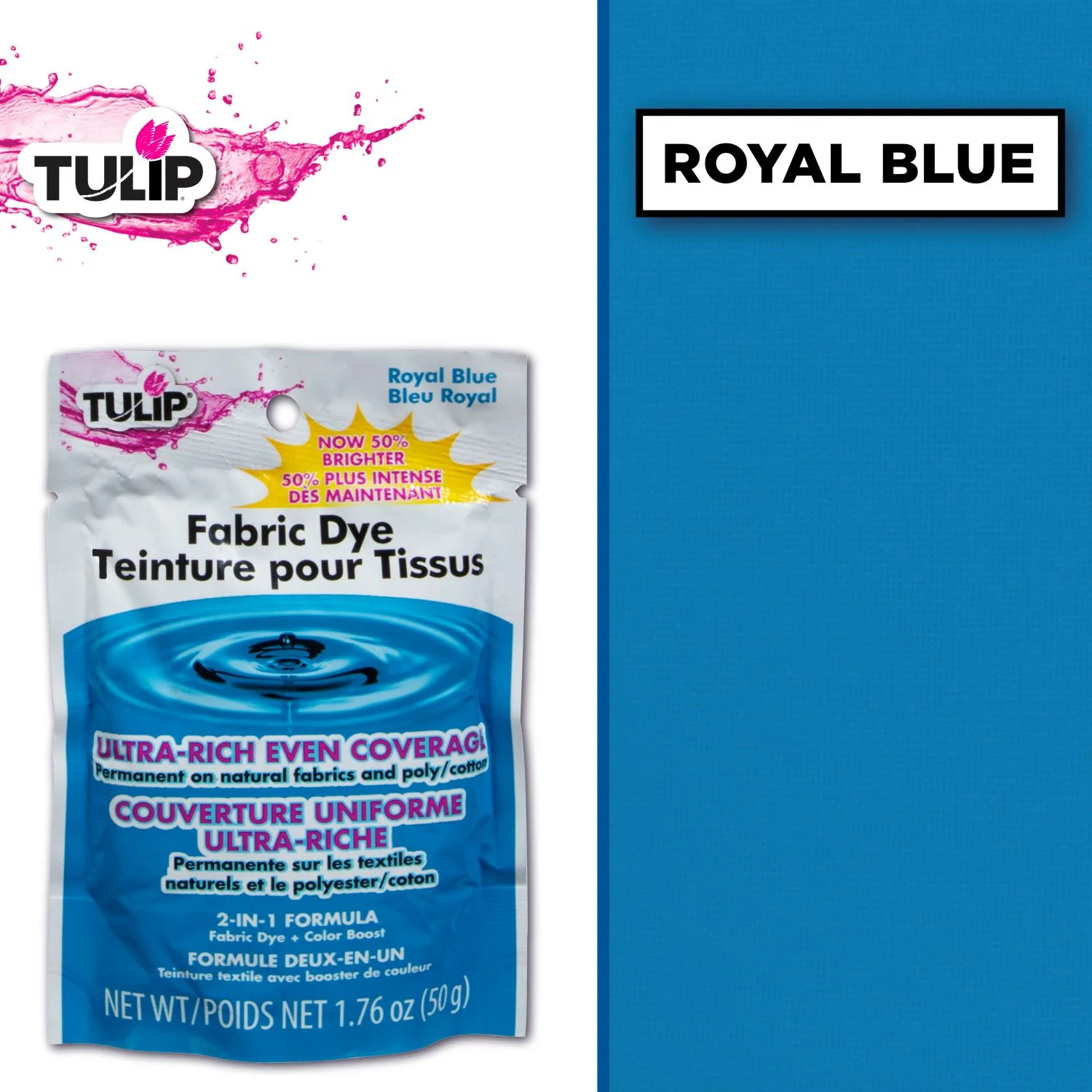 Tulip Permanent Fabric Dye Royal Blue - Image 3